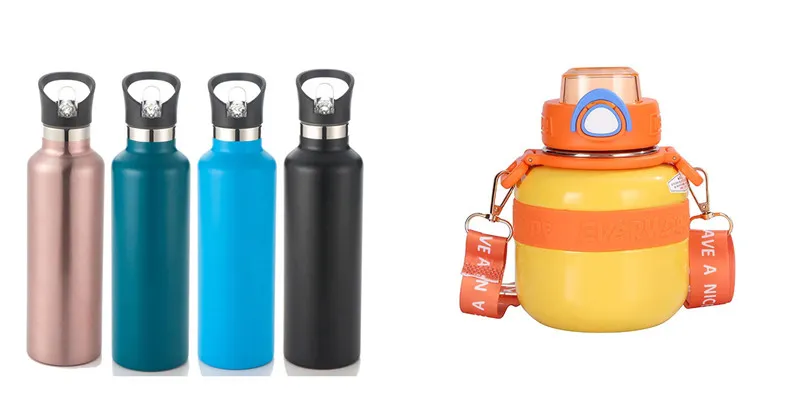 Bedana antara flask sareng botol cai