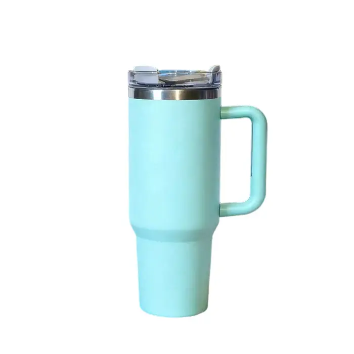 40oz Tumbler kalawan cecekelan