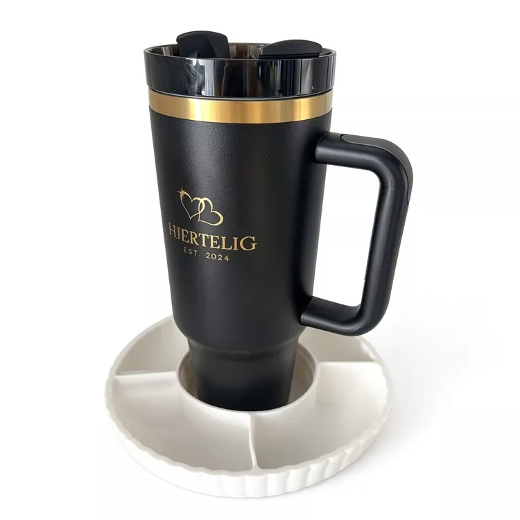 Tumbler 40oz sareng Lempeng Buah Silikon