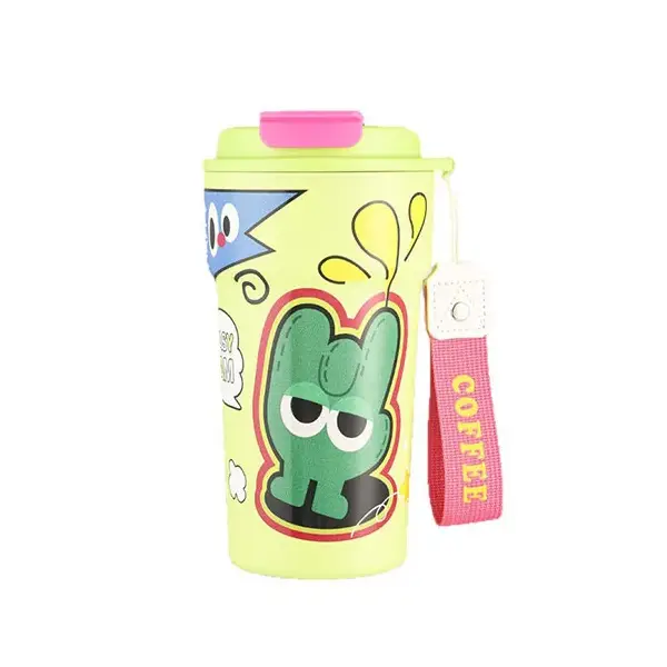 Insulated Tumbler Cai Botol jeung jarami