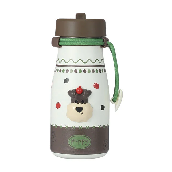 Botol Susu Stainless Steel sareng Jarami