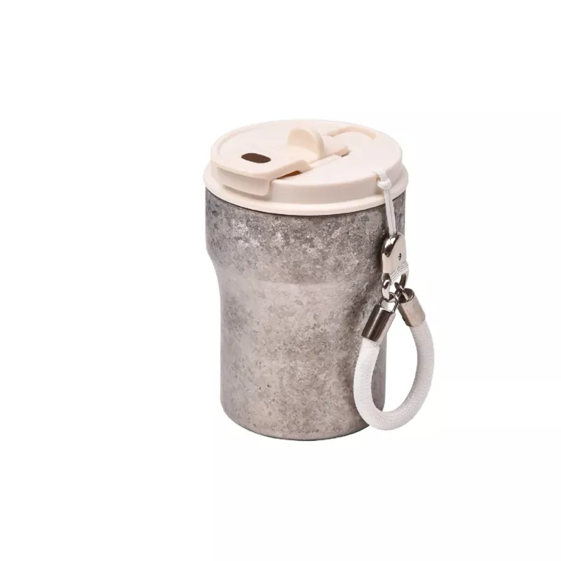 Titanium Duo Inuman Kopi Mug jeung Tutup